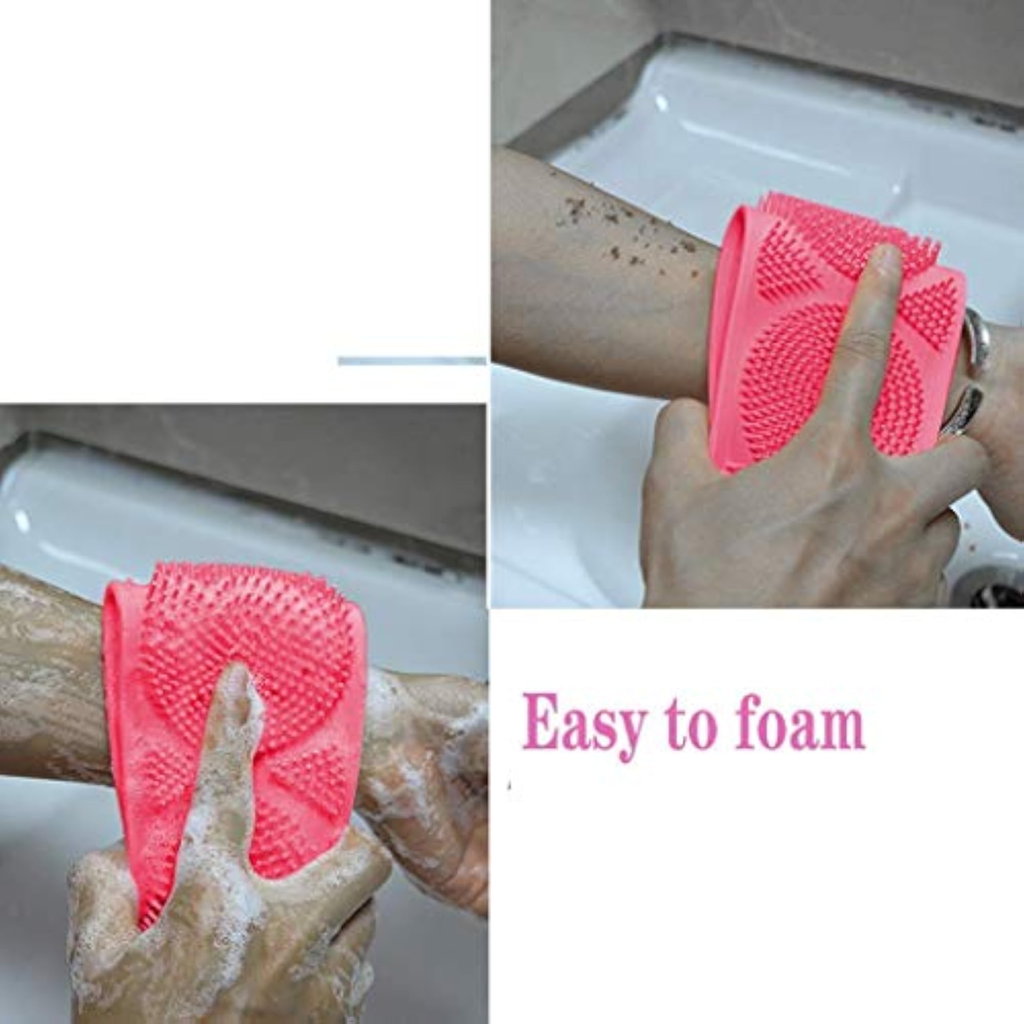 Silicone Back Scrubber for Dead Skin Removal, Unisex